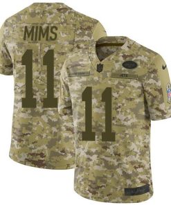 Nike New York Jets #11 Denzel Mim Camo Stitched NFL Limited 2018 Salute To Service Jersey
