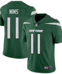 Nike New York Jets #11 Denzel Mim Green Team Color Stitched NFL Vapor Untouchable Limited Jersey