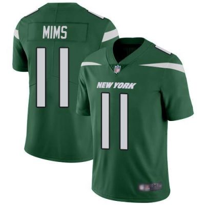 Nike New York Jets #11 Denzel Mim Green Team Color Stitched NFL Vapor Untouchable Limited Jersey