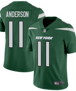 Nike New York Jets #11 Robby Anderson Green Team Color Stitched NFL Vapor Untouchable Limited Jersey