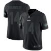 Nike New York Jets #14 Sam Darnold Black Stitched NFL Limited Rush Impact Jersey