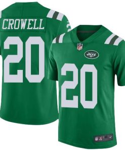 Nike New York Jets #20 Isaiah Crowell Green Stitched NFL Elite Rush Jersey