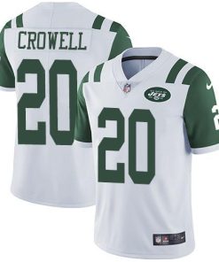 Nike New York Jets #20 Isaiah Crowell White Stitched NFL Vapor Untouchable Limited Jersey