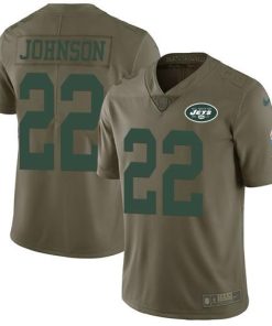 Nike New York Jets #22 Trumaine Johnson Olive Stitched NFL Limited 2017 Salute To Service Jersey