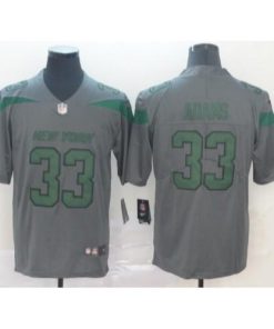 Nike New York Jets #33 Jamal Adams Gray Stitched NFL Limited Inverted Legend Jersey