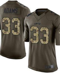 Nike New York Jets #33 Jamal Adams Green Stitched NFL Limited 2015 Salute To Service Jersey