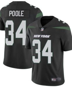 Nike New York Jets #34 Brian Poole Black Alternate Stitched NFL Vapor Untouchable Limited Jersey