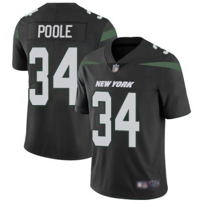 Nike New York Jets #34 Brian Poole Black Alternate Stitched NFL Vapor Untouchable Limited Jersey