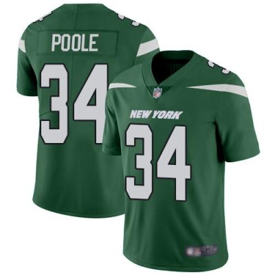 Nike New York Jets #34 Brian Poole Green Team Color Stitched NFL Vapor Untouchable Limited Jersey