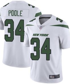 Nike New York Jets #34 Brian Poole White Stitched NFL Vapor Untouchable Limited Jersey