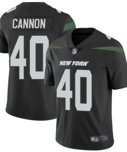 Nike New York Jets #40 Trenton Cannon Black Alternate Stitched NFL Vapor Untouchable Limited Jersey