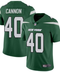 Nike New York Jets #40 Trenton Cannon Green Team Color Stitched NFL Vapor Untouchable Limited Jersey