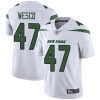 Nike New York Jets #47 Trevon Wesco White Stitched NFL Vapor Untouchable Limited Jersey