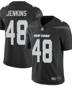 Nike New York Jets #48 Jordan Jenkins Black Alternate Stitched NFL Vapor Untouchable Limited Jersey