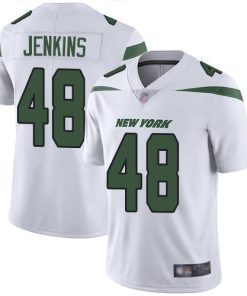 Nike New York Jets #48 Jordan Jenkins White Stitched NFL Vapor Untouchable Limited Jersey