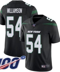 Nike New York Jets #54 Avery Williamson Black Alternate Stitched NFL 100th Season Vapor Limited Jersey