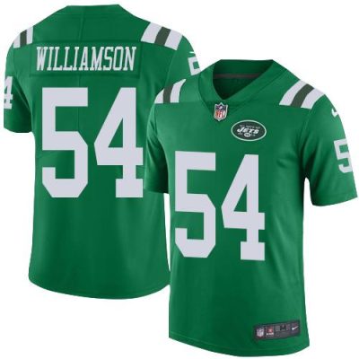 Nike New York Jets #54 Avery Williamson Green Stitched NFL Limited Rush Jersey