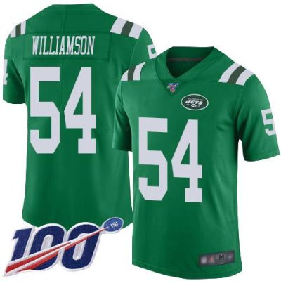 Nike New York Jets #54 Avery Williamson Green Stitched NFL Limited Rush 100th Season Jersey