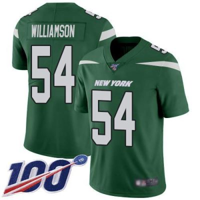 Nike New York Jets #54 Avery Williamson Green Team Color Stitched NFL 100th Season Vapor Limited Jersey