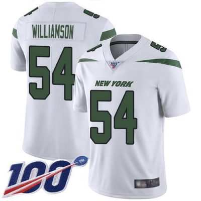 Nike New York Jets #54 Avery Williamson White Stitched NFL 100th Season Vapor Limited Jersey