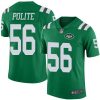 Nike New York Jets #56 Jachai Polite Green Stitched NFL Limited Rush Jersey