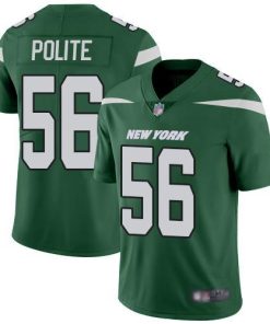 Nike New York Jets #56 Jachai Polite Green Team Color Stitched NFL Vapor Untouchable Limited Jersey