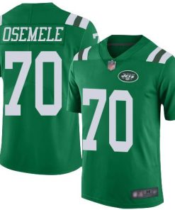 Nike New York Jets #70 Kelechi Osemele Green Stitched NFL Elite Rush Jersey