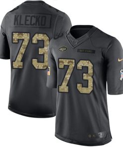 Nike New York Jets #73 Joe Klecko Black Stitched NFL Limited 2016 Salute to Service Jersey