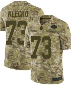 Nike New York Jets #73 Joe Klecko Camo Stitched NFL Limited 2018 Salute To Service Jersey