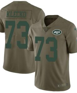 Nike New York Jets #73 Joe Klecko Olive Stitched NFL Limited 2017 Salute to Service Jersey