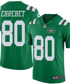 Nike New York Jets #80 Wayne Chrebet Green Stitched NFL Elite Rush Jersey