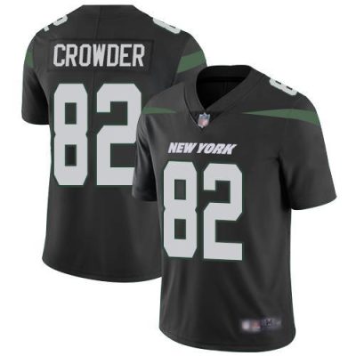 Nike New York Jets #82 Jamison Crowder Black Alternate Stitched NFL Vapor Untouchable Limited Jersey