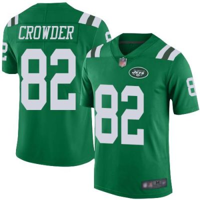 Nike New York Jets #82 Jamison Crowder Green Stitched NFL Limited Rush Jersey