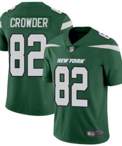 Nike New York Jets #82 Jamison Crowder Green Team Color Stitched NFL Vapor Untouchable Limited Jersey