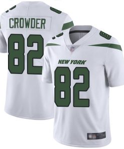 Nike New York Jets #82 Jamison Crowder White Stitched NFL Vapor Untouchable Limited Jersey