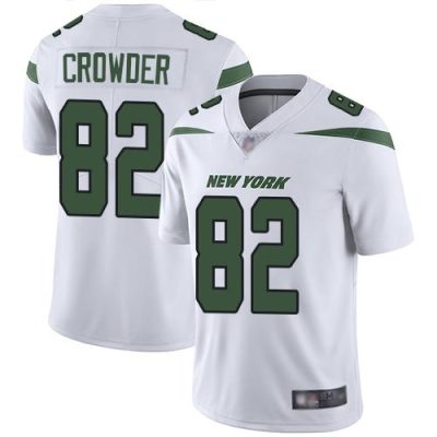 Nike New York Jets #82 Jamison Crowder White Stitched NFL Vapor Untouchable Limited Jersey