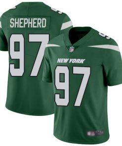 Nike New York Jets #97 Nathan Shepherd Green Team Color Stitched NFL Vapor Untouchable Limited Jersey