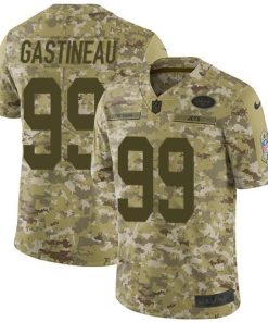 Nike New York Jets #99 Mark Gastineau Camo Stitched NFL Limited 2018 Salute To Service Jersey
