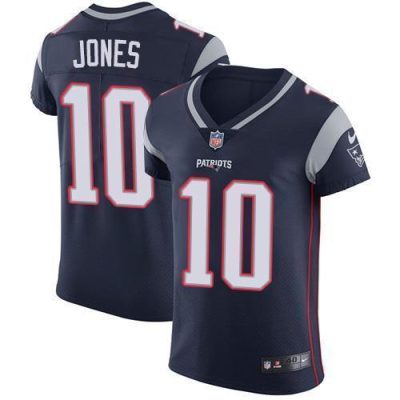 Nike Patriots #10 Mac Jones Navy Blue Team Color Stitched NFL Vapor Untouchable Elite Jersey