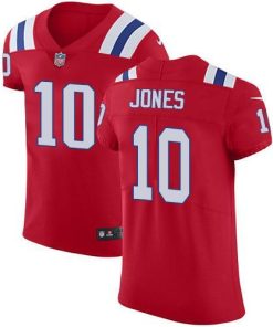Nike Patriots #10 Mac Jones Red Alternate Stitched NFL Vapor Untouchable Elite Jersey