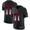 Nike Patriots #11 Julian Edelman Black Stitched NFL Vapor Untouchable Limited Smoke Fashion Jersey