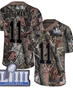 Nike Patriots #11 Julian Edelman Camo Super Bowl LIII Bound Stitched NFL Limited Rush Realtree Jersey