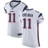 Nike Patriots #11 Julian Edelman White Stitched NFL Vapor Untouchable Elite Jersey