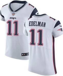 Nike Patriots #11 Julian Edelman White Stitched NFL Vapor Untouchable Elite Jersey