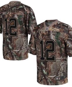 Nike Patriots #12 Tom Brady Camo Stitched NFL Realtree Elite Jersey