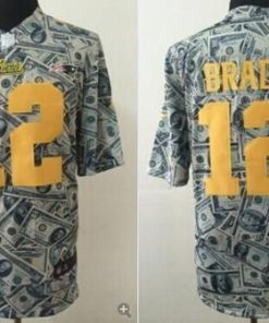 Nike Patriots #12 Tom Brady Dollar Fashion Stitched NFL Elite Jersey