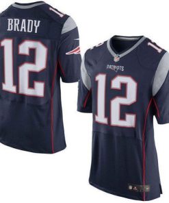 Nike Patriots #12 Tom Brady Navy Blue Team Color Stitched NFL New Elite Jersey