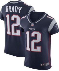 Nike Patriots #12 Tom Brady Navy Blue Team Color Stitched NFL Vapor Untouchable Elite Jersey