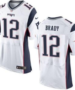 Nike Patriots #12 Tom Brady White Stitched NFL New Elite Jersey