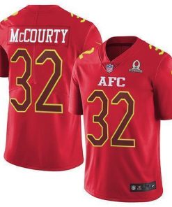 Nike Patriots #32 Devin McCourty Red Stitched NFL Limited AFC 2017 Pro Bowl Jersey
